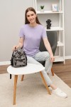 Рюкзак Tiger Baby Print+ Квіти сірі