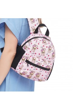 Рюкзак Tiger Baby Print+ Зайчики розовые