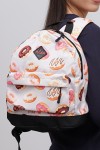 Рюкзак Tiger Little Print+ Пончики білі