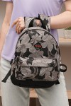 Рюкзак Tiger Little Print+ Квіти сірі