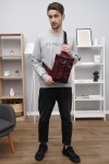 Сумка через плече Tiger Mono Бордо (Гучі)