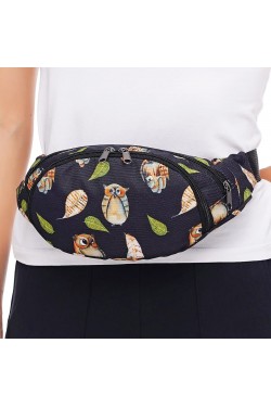 Сумка бананка Tiger Moon Print+ Сови