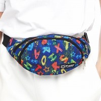 Сумка бананка Tiger Moon Print Буквы детские
