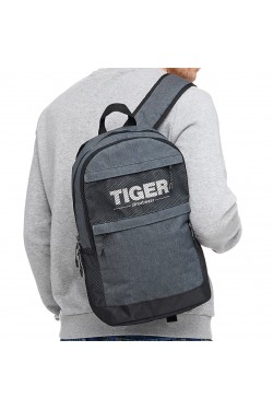 Городской рюкзак Tiger Start Print Коттон серый темный