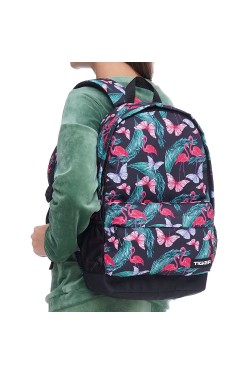 Городской рюкзак Tiger Style Print+ Фламинго темный